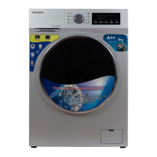 ماشین لباسشویی اتومات ایونتا 8 کیلویی مدل EWM-1262S