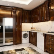 کابینت چوبی مدل قهوه ای سوخته 001 ویژه بازنشستگان