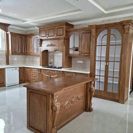 کابینت چوبی مدل نئوکلاسیک 003 ویژه بازنشستگان