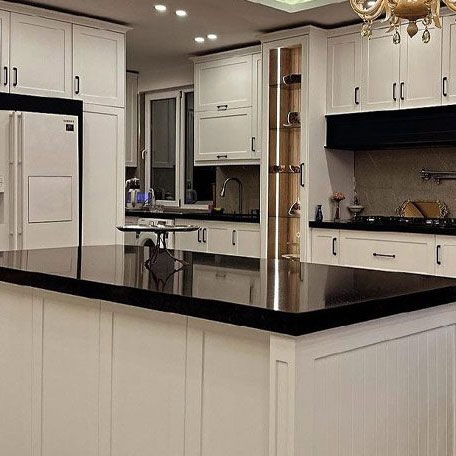 کابینت چوبی مدل کلاسیک سفید 007 ویژه بازنشستگان