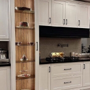 کابینت چوبی مدل کلاسیک سفید 007 ویژه بازنشستگان