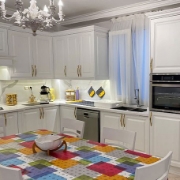 کابینت چوبی مدل مدرن چوبی سفید 008 ویژه بازنشستگان