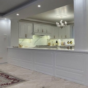 کابینت چوبی مدل مدرن چوبی سفید 008 ویژه بازنشستگان